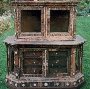 antler furniture, antler veneer, rustic antiques